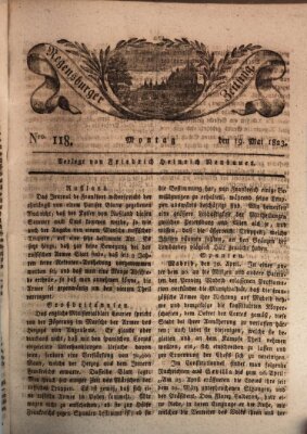 Regensburger Zeitung Montag 19. Mai 1823