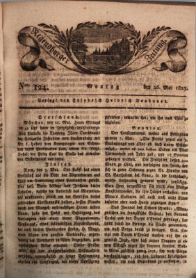 Regensburger Zeitung Montag 26. Mai 1823