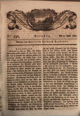 Regensburger Zeitung Dienstag 3. Juni 1823