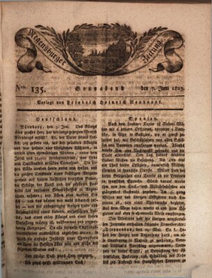 Regensburger Zeitung Samstag 7. Juni 1823