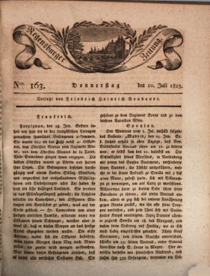 Regensburger Zeitung Donnerstag 10. Juli 1823