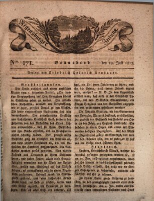 Regensburger Zeitung Samstag 19. Juli 1823