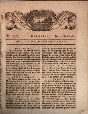 Regensburger Zeitung Samstag 30. August 1823