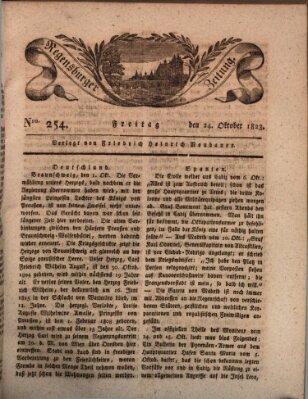 Regensburger Zeitung Freitag 24. Oktober 1823