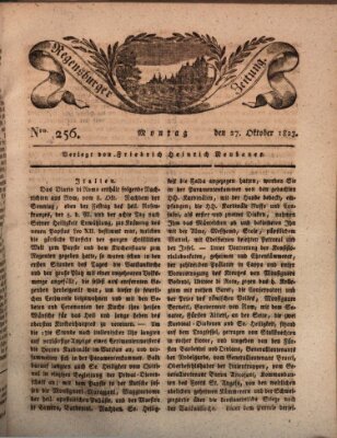 Regensburger Zeitung Montag 27. Oktober 1823