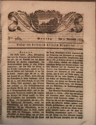 Regensburger Zeitung Montag 3. November 1823