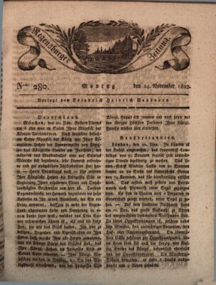 Regensburger Zeitung Montag 24. November 1823