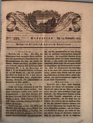 Regensburger Zeitung Samstag 29. November 1823