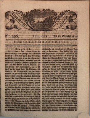 Regensburger Zeitung Freitag 12. Dezember 1823