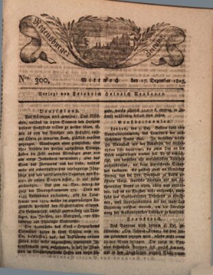 Regensburger Zeitung Mittwoch 17. Dezember 1823