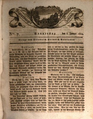 Regensburger Zeitung Donnerstag 8. Januar 1824