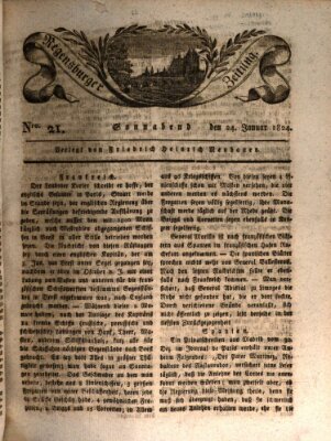 Regensburger Zeitung Samstag 24. Januar 1824