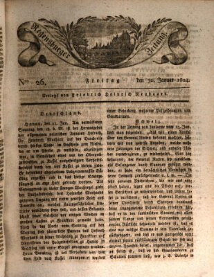 Regensburger Zeitung Freitag 30. Januar 1824