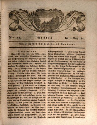 Regensburger Zeitung Montag 1. März 1824