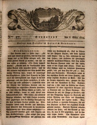 Regensburger Zeitung Samstag 6. März 1824