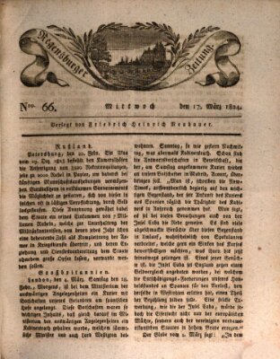 Regensburger Zeitung Mittwoch 17. März 1824
