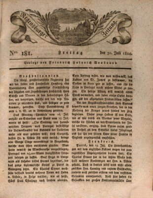 Regensburger Zeitung Freitag 30. Juli 1824