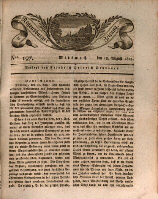 Regensburger Zeitung Mittwoch 18. August 1824