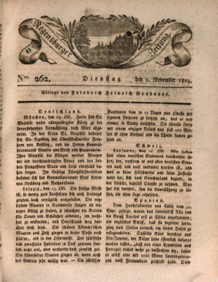 Regensburger Zeitung Dienstag 2. November 1824