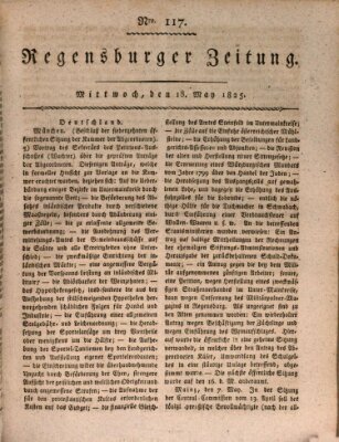 Regensburger Zeitung Mittwoch 18. Mai 1825