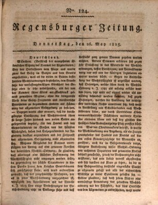 Regensburger Zeitung Donnerstag 26. Mai 1825