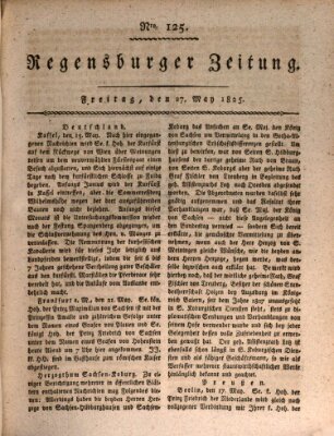 Regensburger Zeitung Freitag 27. Mai 1825