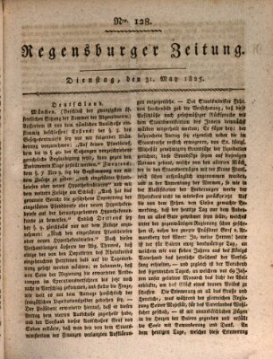 Regensburger Zeitung Dienstag 31. Mai 1825