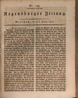 Regensburger Zeitung Mittwoch 6. Juli 1825