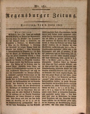 Regensburger Zeitung Freitag 8. Juli 1825