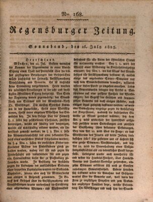 Regensburger Zeitung Samstag 16. Juli 1825