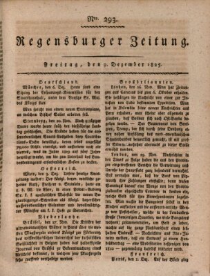 Regensburger Zeitung Freitag 9. Dezember 1825