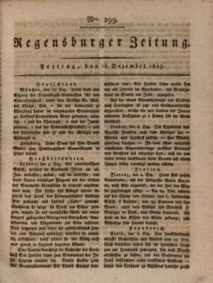 Regensburger Zeitung Freitag 16. Dezember 1825