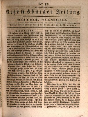 Regensburger Zeitung Mittwoch 8. März 1826