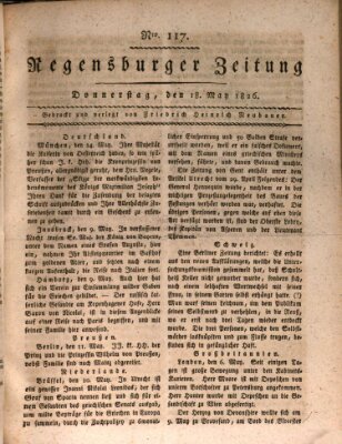 Regensburger Zeitung Donnerstag 18. Mai 1826