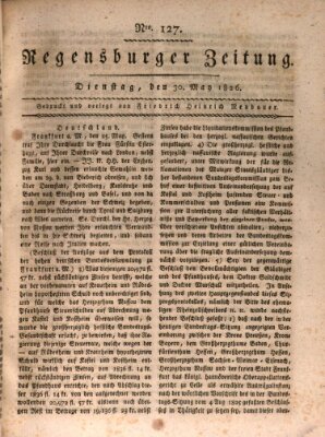 Regensburger Zeitung Dienstag 30. Mai 1826