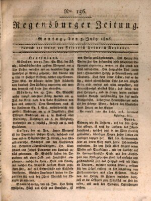 Regensburger Zeitung Montag 3. Juli 1826