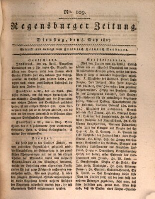 Regensburger Zeitung Dienstag 8. Mai 1827