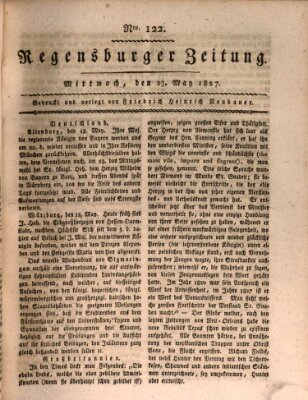 Regensburger Zeitung Mittwoch 23. Mai 1827