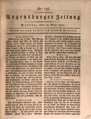 Regensburger Zeitung Montag 28. Mai 1827