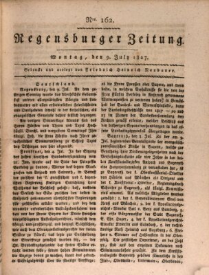 Regensburger Zeitung Montag 9. Juli 1827