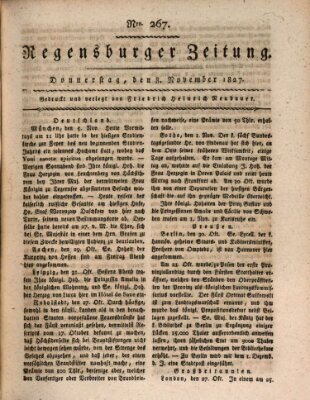 Regensburger Zeitung Donnerstag 8. November 1827