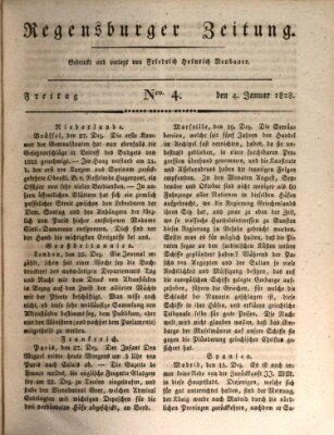 Regensburger Zeitung Freitag 4. Januar 1828