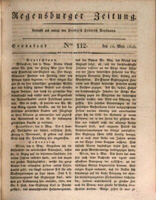 Regensburger Zeitung Samstag 10. Mai 1828