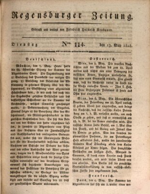 Regensburger Zeitung Dienstag 13. Mai 1828