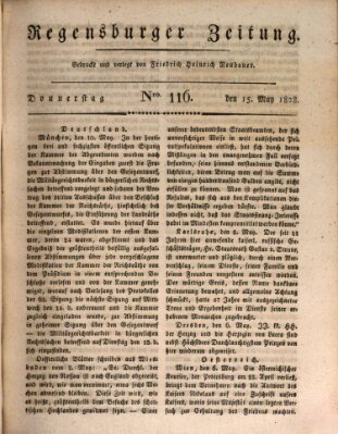 Regensburger Zeitung Donnerstag 15. Mai 1828