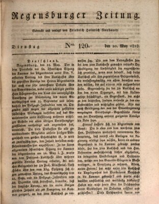 Regensburger Zeitung Dienstag 20. Mai 1828