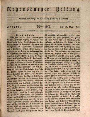 Regensburger Zeitung Freitag 23. Mai 1828