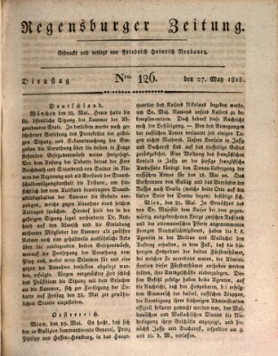 Regensburger Zeitung Tuesday 27. May 1828