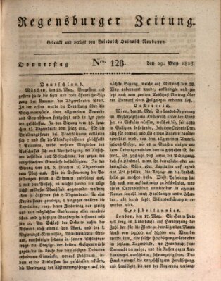 Regensburger Zeitung Donnerstag 29. Mai 1828