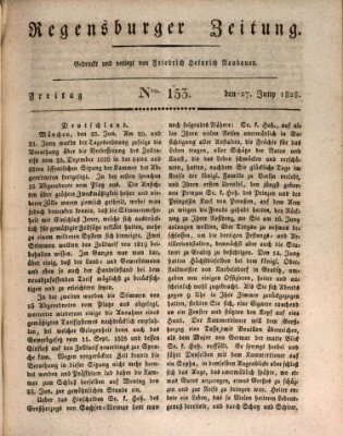 Regensburger Zeitung Freitag 27. Juni 1828